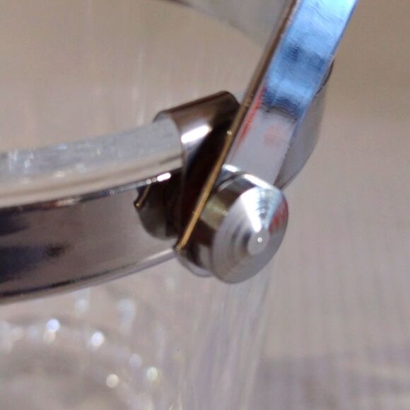 Cristal d'Arques Small Ice‎ Bucket  Lead Crystal Silverplate Handle - Picture 7 of 8